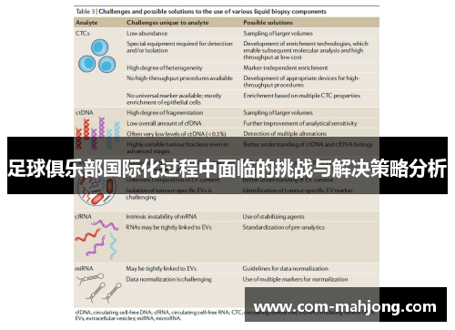 足球俱乐部国际化过程中面临的挑战与解决策略分析