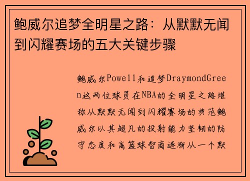 鲍威尔追梦全明星之路:从默默无闻到闪耀赛场的五大关键步骤 鲍威尔追梦全明星之路:从默默无闻到闪耀赛场的五大关键步骤